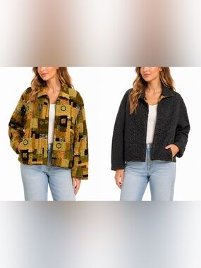 UbU Reversible Quilted Patchwork Jacket Size XL